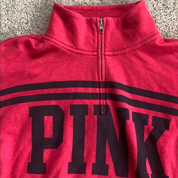 PINK 1/4 zip - Picture 2 of 3